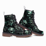 Leather Boots Fantasy Skulls