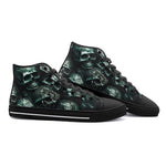 High-Top Canvas Shoes Fantasy Skulls