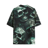 Hawaiian Shirt Fantasy Skulls