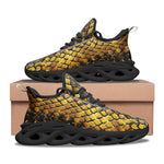 Sports Sneakers Golden Snake Scales