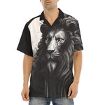 Hawaiian Shirt Gothic Lion Dark Night Moon