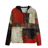 Men's Zip Up Hoodie Modern Art Abstraction