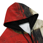 Men's Zip Up Hoodie Modern Art Abstraction