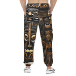 Men's Sweatpants Carved Wood African Patterns