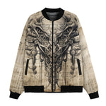 Bomber Jacket Grunge Vintage Biomechanical Art