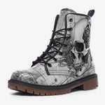 Leather Boots Robot Skull Pencil Steampunk