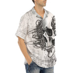 Hawaiian Shirt Robot Skull Pencil Steampunk