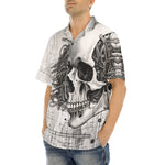 Hawaiian Shirt Robot Skull Pencil Steampunk