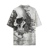 Hawaiian Shirt Robot Skull Pencil Steampunk