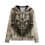 Men's Zip Up Hoodie Pencil Steampunk Art