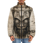 Down-Padded Puffer Jacket Pencil Steampunk Art