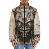 Down-Padded Puffer Jacket Pencil Steampunk Art