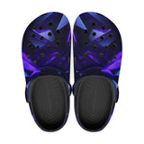 Classic Clogs Abstract Blue Polygons Geometric