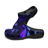 Classic Clogs Abstract Blue Polygons Geometric