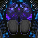 Classic Clogs Abstract Blue Polygons Geometric