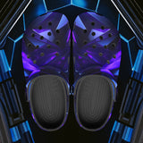 Classic Clogs Abstract Blue Polygons Geometric