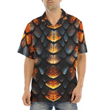 Hawaiian Shirt Golden Dragon Skin