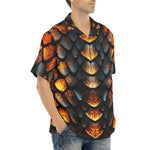 Hawaiian Shirt Golden Dragon Skin