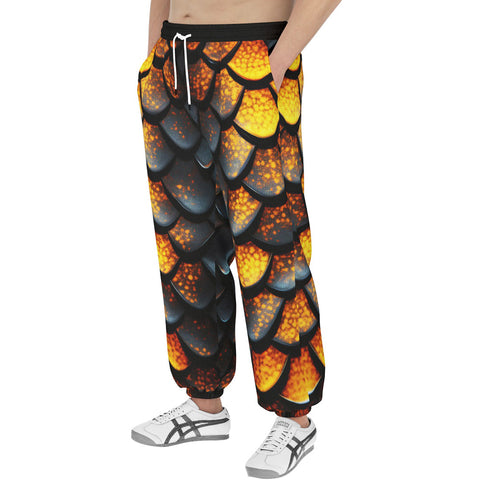 Men's Sweatpants Golden Dragon Skin