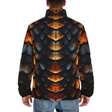 Down-Padded Puffer Jacket Golden Dragon Skin