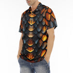 Men's Polo Shirt Golden Dragon Skin