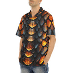 Hawaiian Shirt Golden Dragon Skin