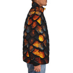 Down-Padded Puffer Jacket Golden Dragon Skin