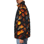 Down-Padded Puffer Jacket Golden Dragon Skin