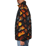 Down-Padded Puffer Jacket Golden Dragon Skin