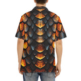 Hawaiian Shirt Golden Dragon Skin