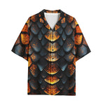 Hawaiian Shirt Golden Dragon Skin