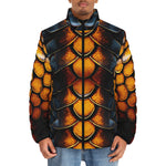 Down-Padded Puffer Jacket Dragon Scales
