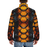 Down-Padded Puffer Jacket Dragon Scales