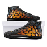 High-Top Canvas Shoes Dragon Scales