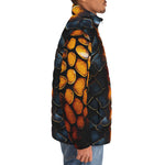 Down-Padded Puffer Jacket Dragon Scales