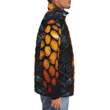 Down-Padded Puffer Jacket Dragon Scales