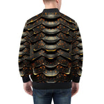 Bomber Jacket Dragon Skin Pattern