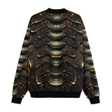 Bomber Jacket Dragon Skin Pattern