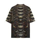 Hawaiian Shirt Dragon Skin Pattern