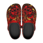 Classic Clogs Poppy Flowers Art