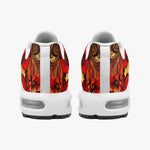 Air Cushion Sneakers Poppy Flowers Art