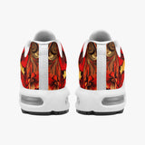 Air Cushion Sneakers Poppy Flowers Art