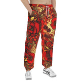 Men's Sweatpants Poppy Flowers Art