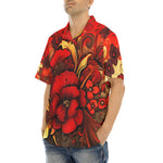 Hawaiian Shirt Poppy Flowers Art