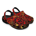 Classic Clogs Poppy Flowers Art