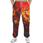 Men's Sweatpants Khokhloma Art