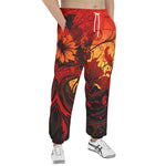 Men's Sweatpants Khokhloma Art