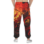 Men's Sweatpants Khokhloma Art