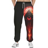 Men's Sweatpants Mysterious Evil Pyramid with Red Eye