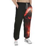 Men's Sweatpants Mysterious Evil Pyramid with Red Eye